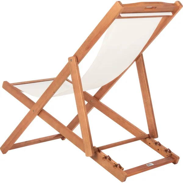 Safavieh Set of 2 Loren Foldable Sling Chair, Natural