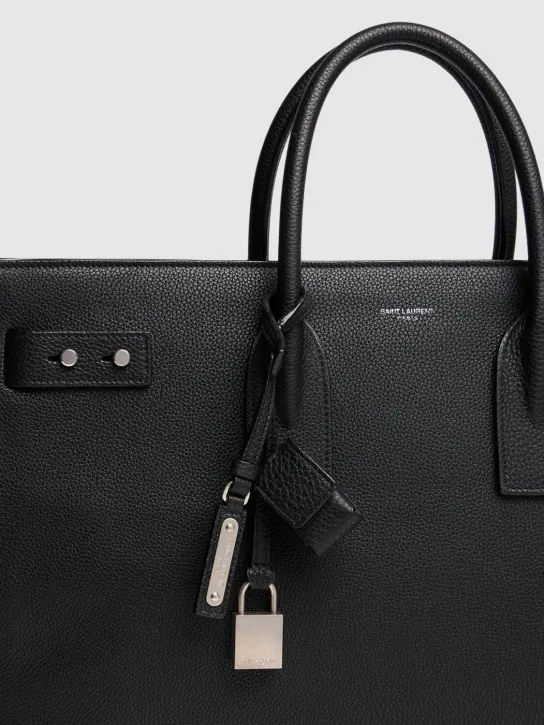 Saint Laurent   Logo slim leather bag 