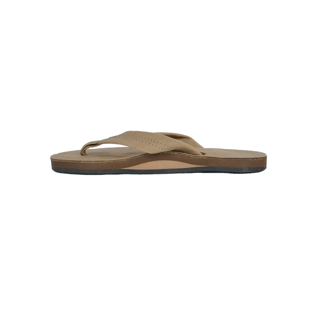 [SALE!] Rainbow Sandals Single Layer Premier Leather with Arch Support Mens - Sierra Brown