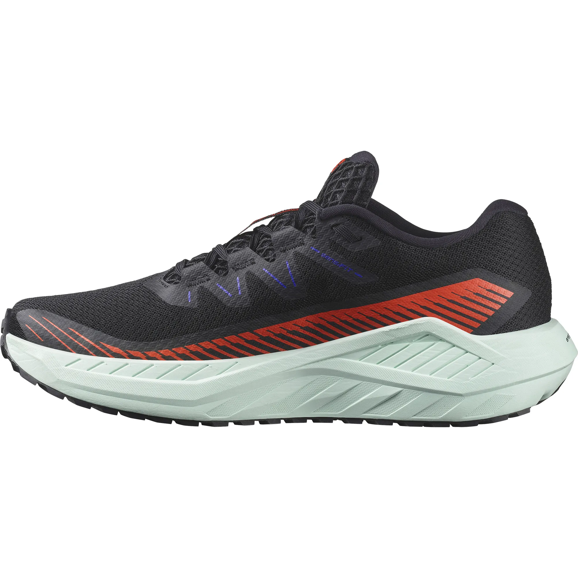 Salomon Men's DRX Defy GRVL Black/Cherry Tomato/Bay | Buy Salomon Men's DRX Defy GRVL Black/Cherry Tomato/Bay here | O