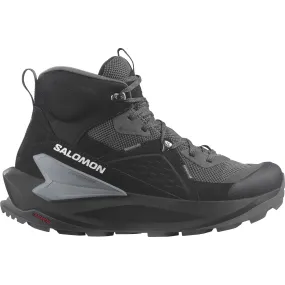 Salomon Men's Elixir Mid GORE-TEX Black/Magnet/Quiet Shade | Buy Salomon Men's Elixir Mid GORE-TEX Black/Magnet/Quiet 