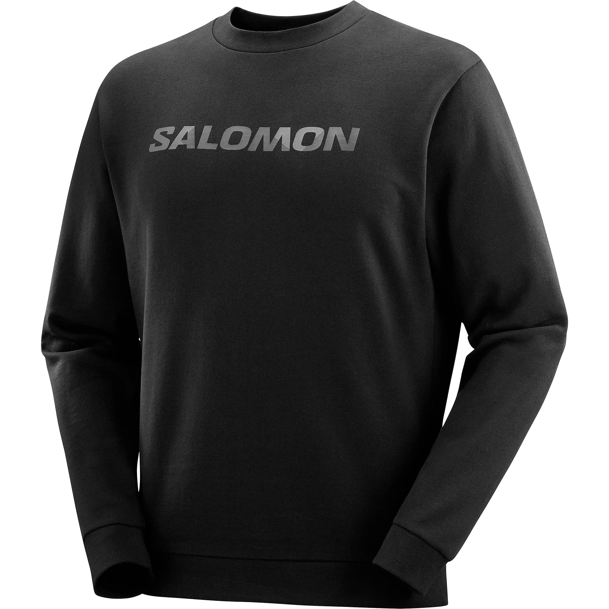 Salomon Unisex Outlife Logo Winter Crew Deep Black/Periscope | Buy Salomon Unisex Outlife Logo Winter Crew Deep Black/Periscope 