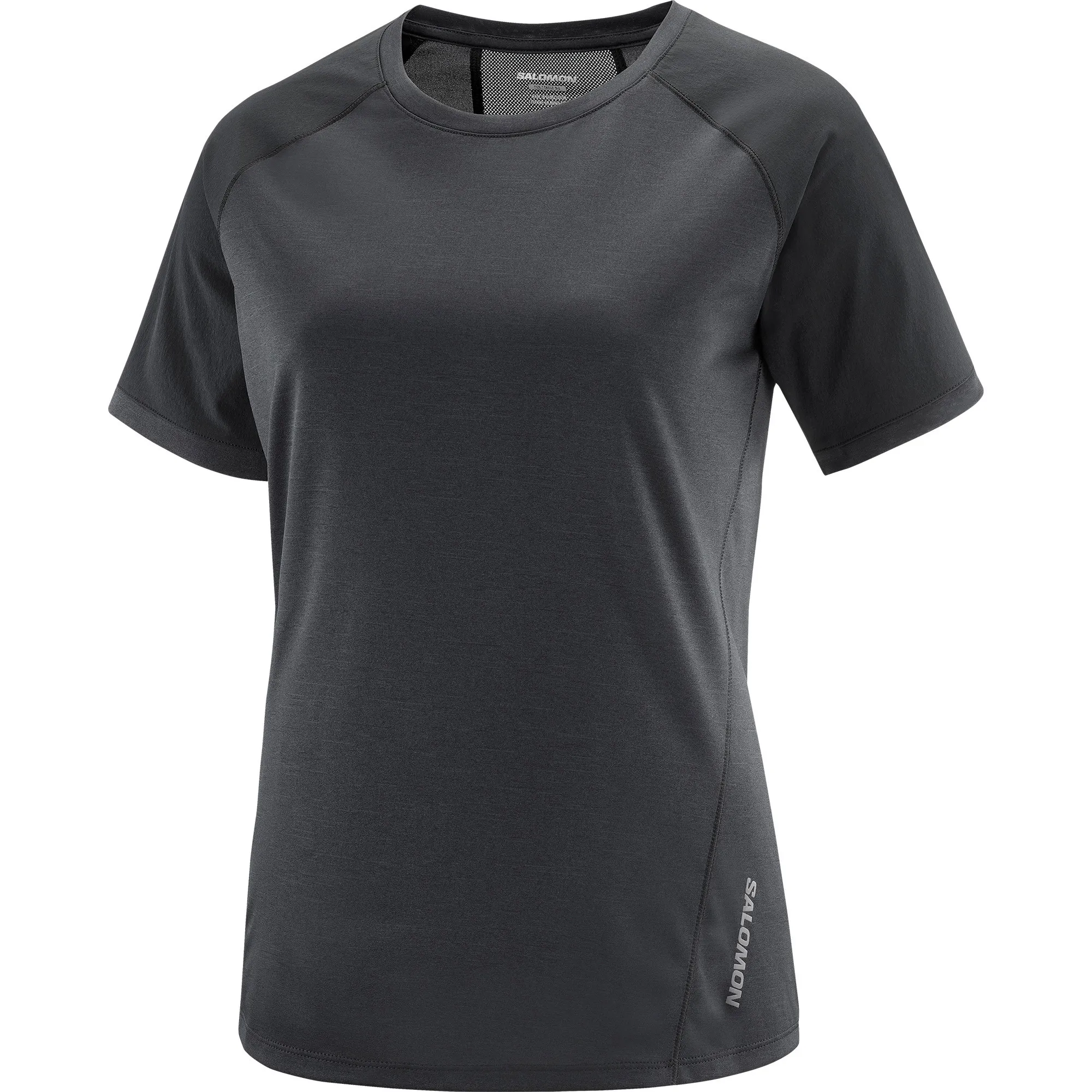 Salomon Women's Outline Tee Deep Black | Buy Salomon Women's Outline Tee Deep Black here | Outnorth