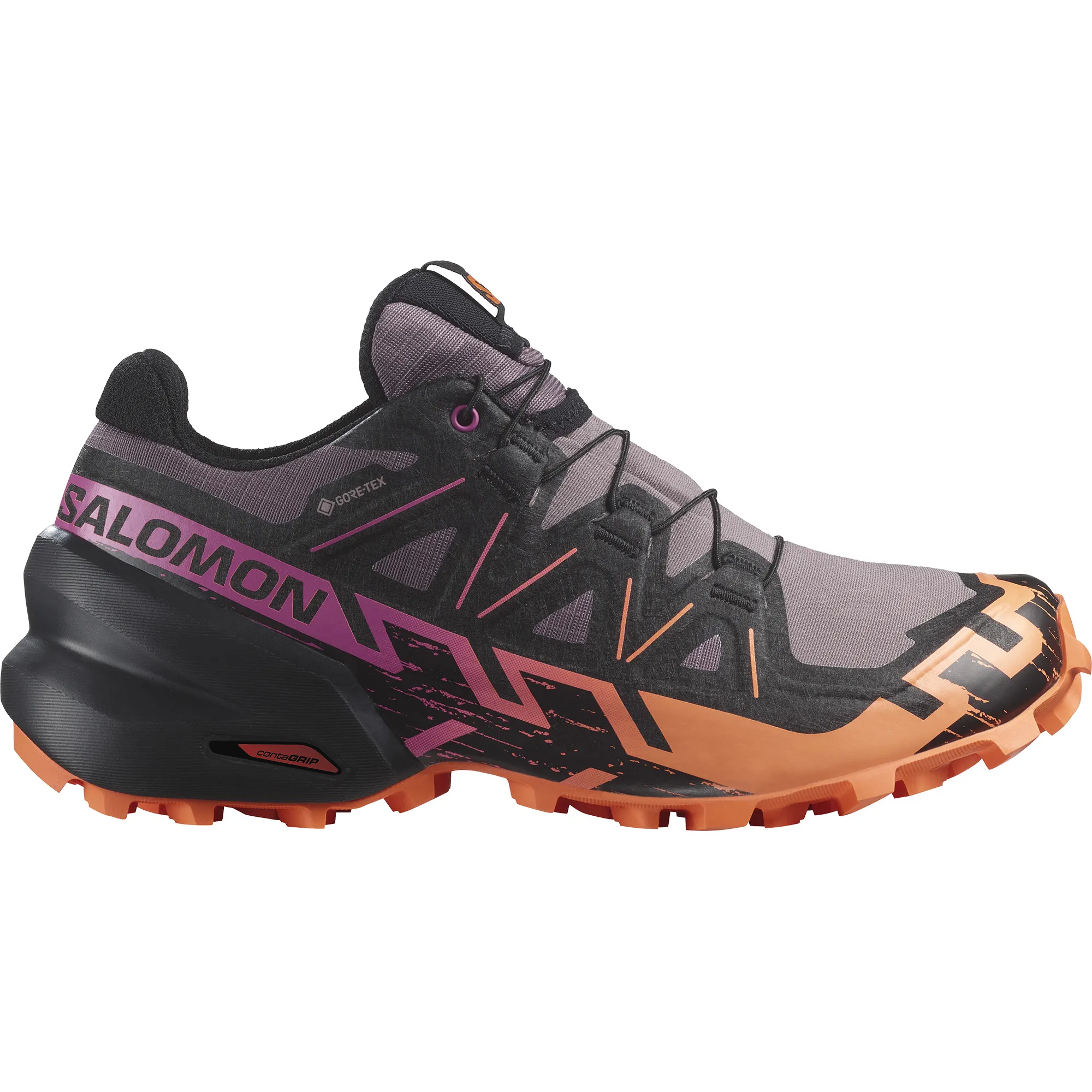 Salomon Women's Speedcross 6 GORE-TEX Moonscape/Black/Bird Of Paradise | Buy Salomon Women's Speedcross 6 GORE-TEX Moo