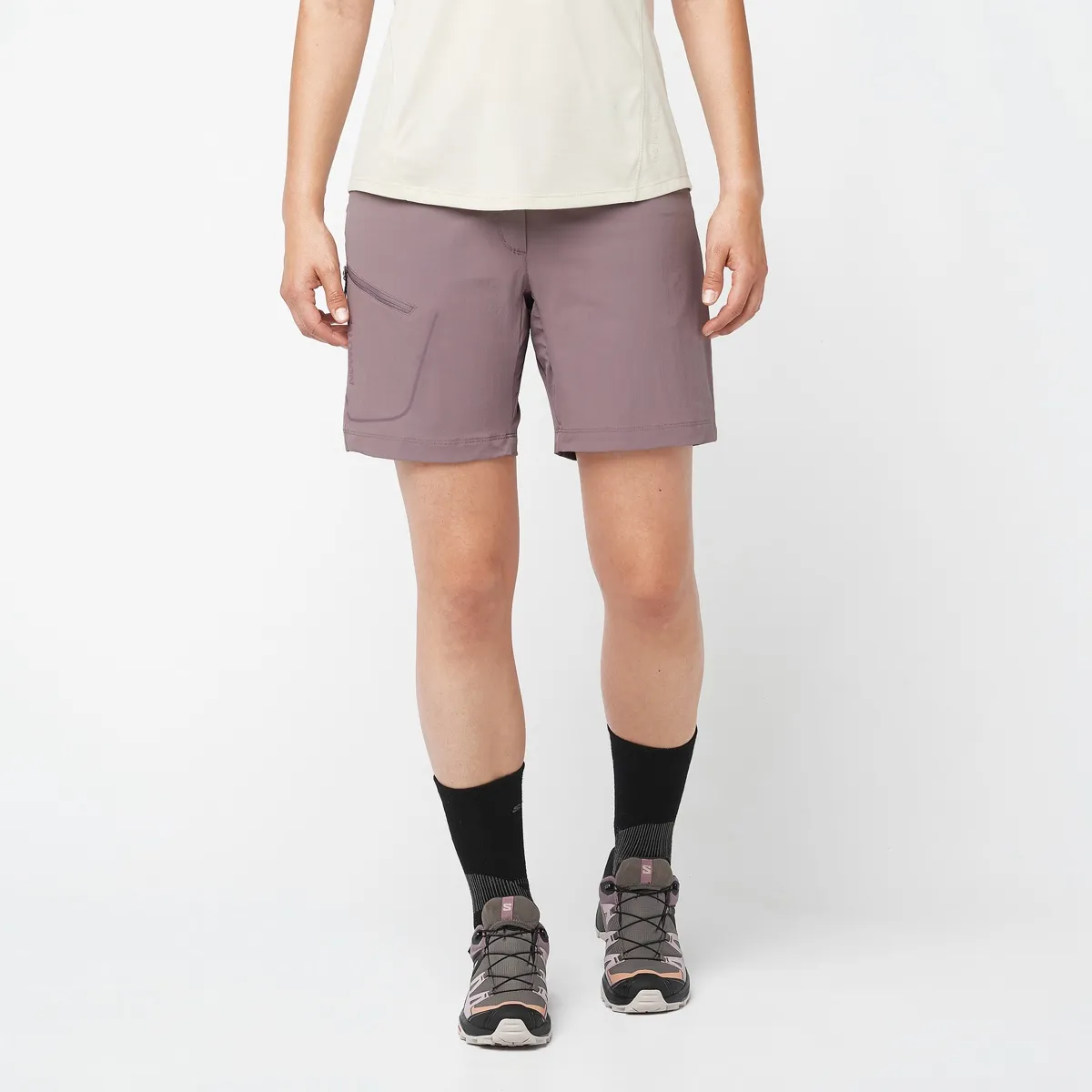 Salomon Women's Wayfarer Shorts Moonscape | Buy Salomon Women's Wayfarer Shorts Moonscape here | Outnorth