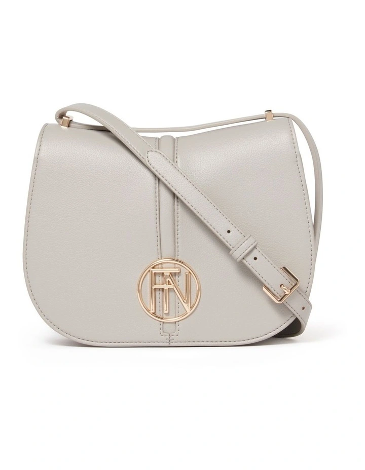 Signature Sully Saddle Bag in Grey