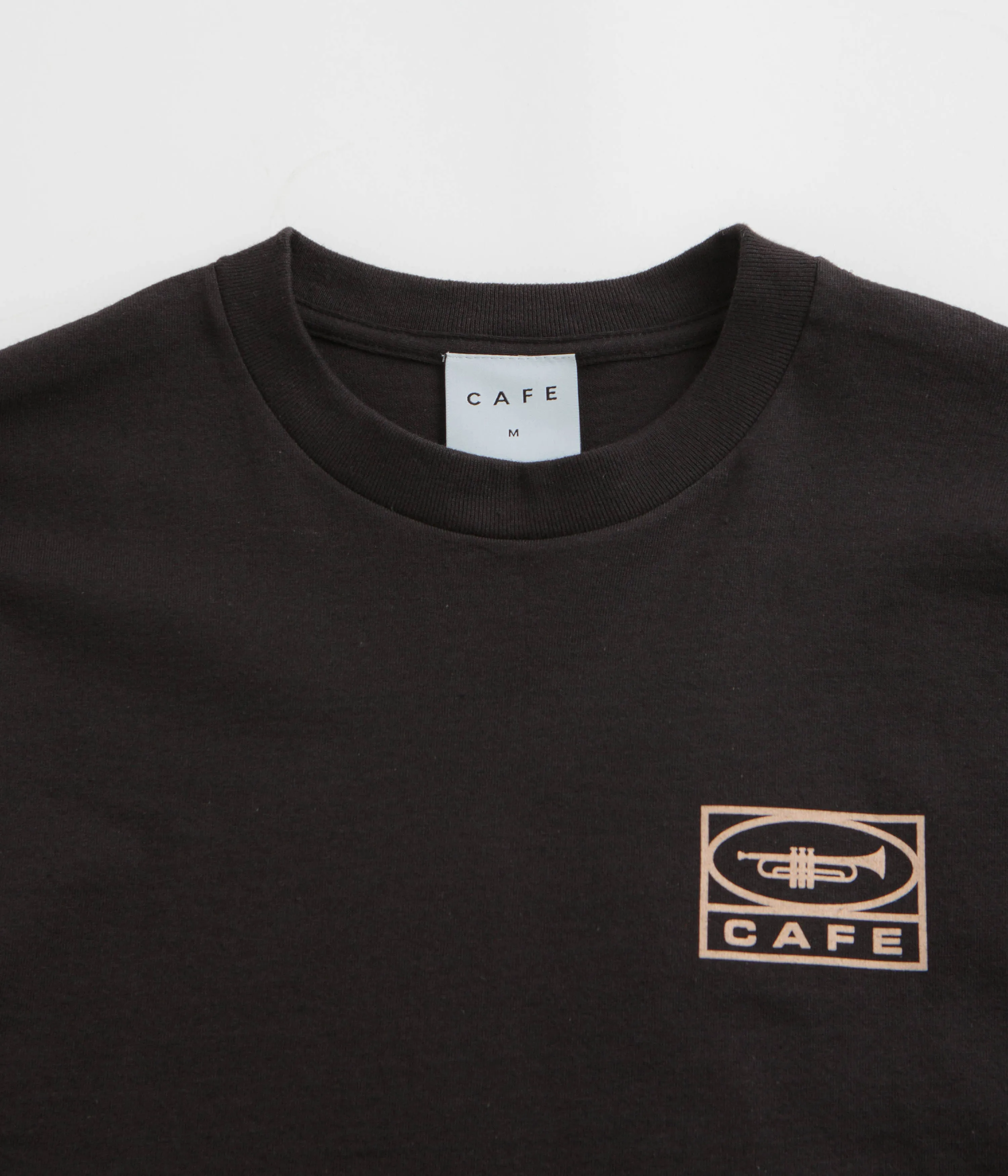 Skateboard Cafe 45 T-Shirt - Black / Brown