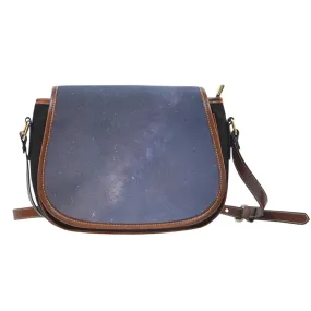 sky leather saddle bag