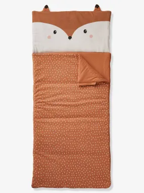 Sleeping Bag, Fox - brown medium all over printed