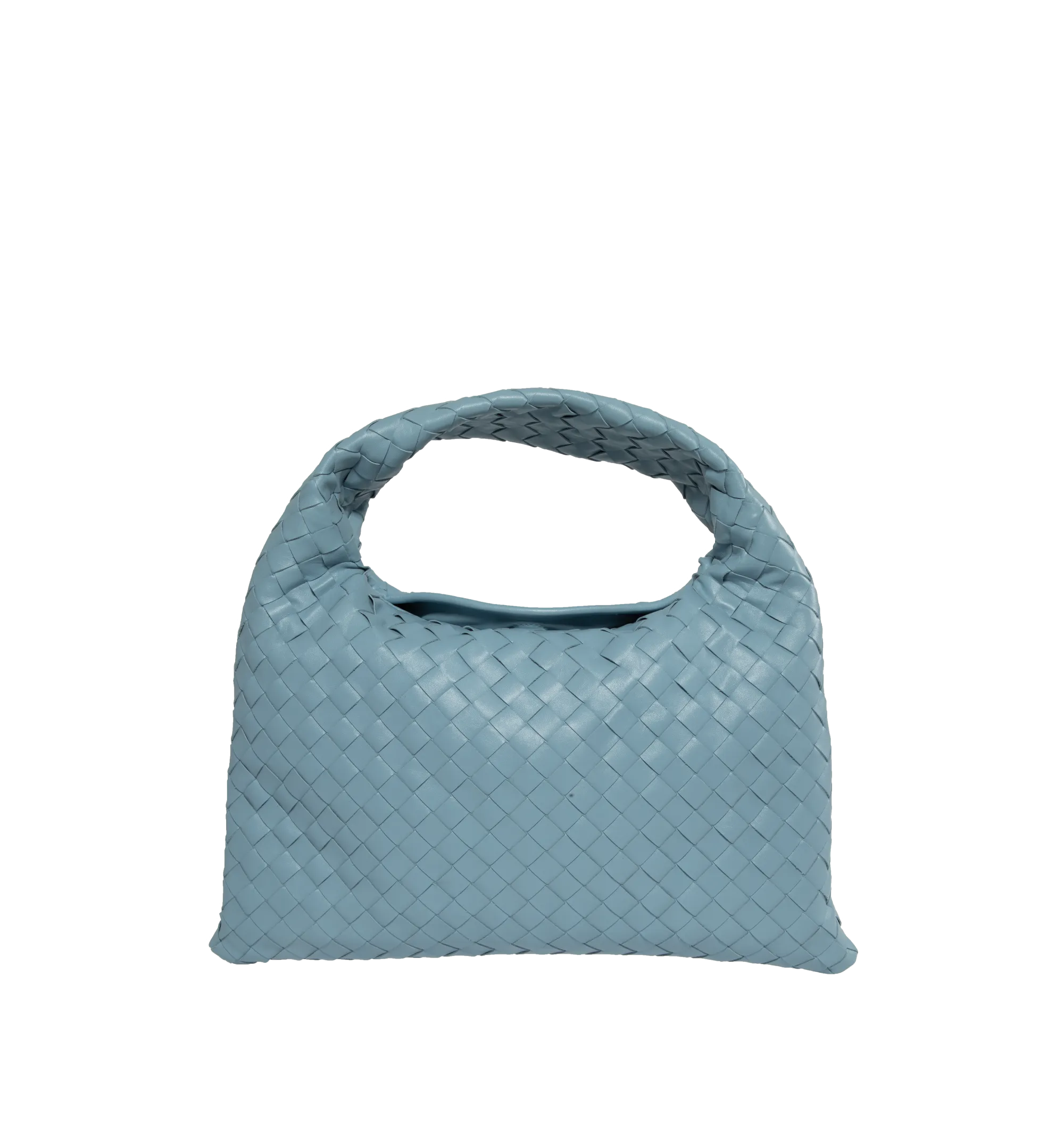 SMALL HOP INTRECCIATO SHOULDER BAG