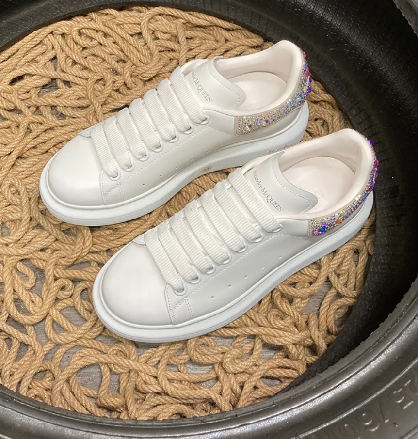 Sneakers White & Back Bling Colorful 2024