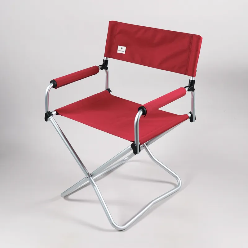 Snow Peak Folding Chair Wide Red