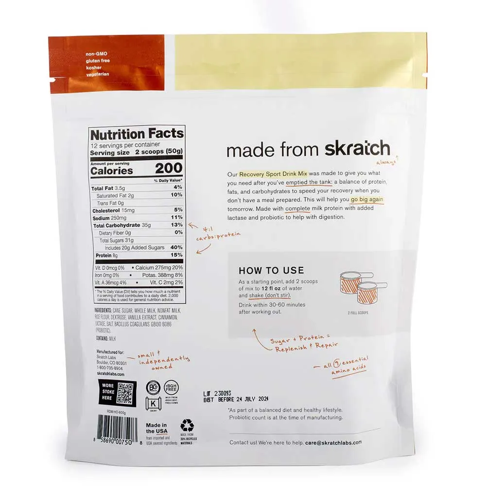 Sport Recovery 12 Serving Bag - Horchata