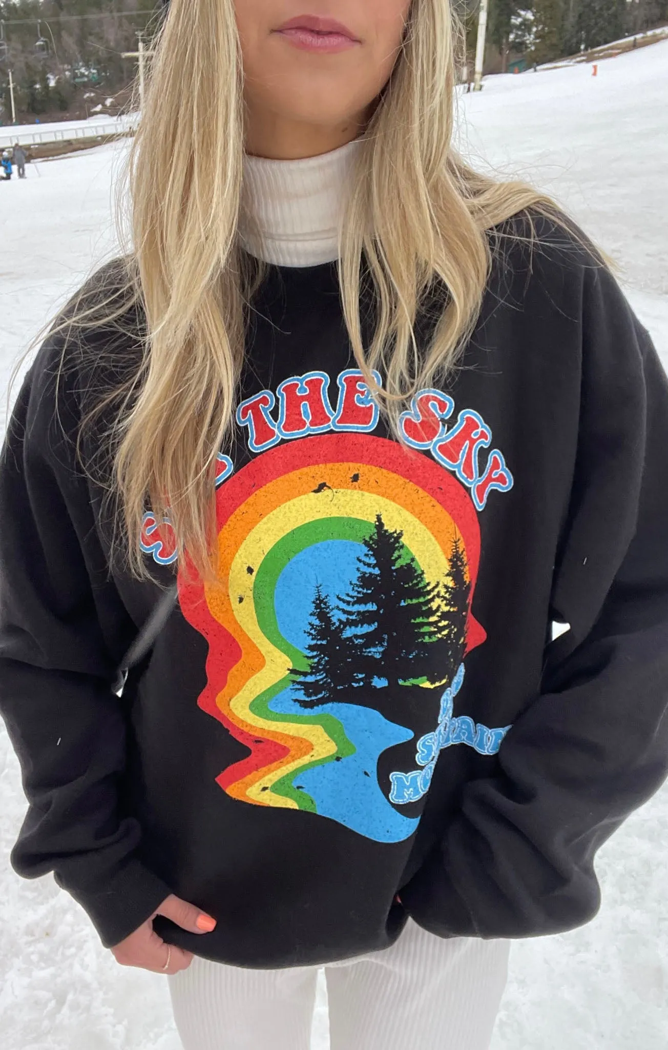 Stanley Sweatshirt ~ Ski The Sky Graphic