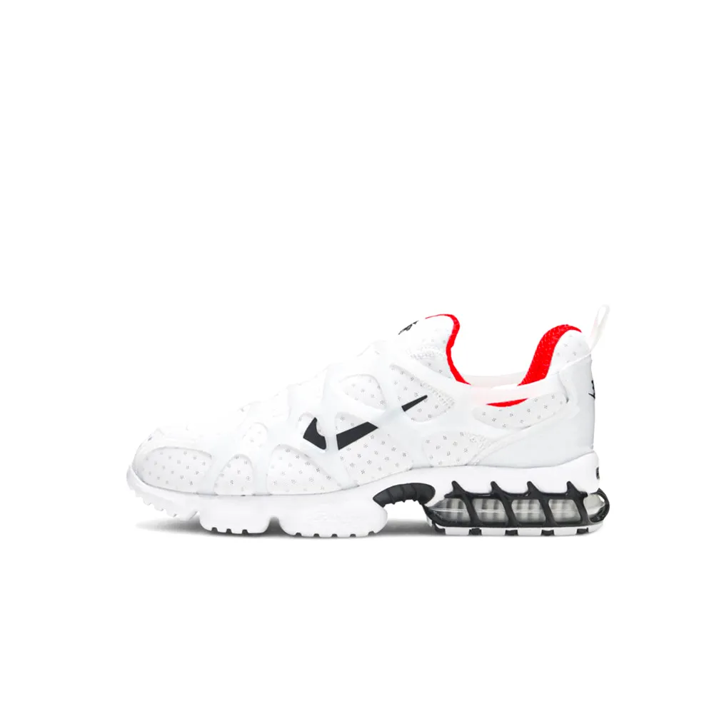 Stussy x Nike Air Zoom Spiridon Kukini White / Black-Habanero Red CJ9918-100