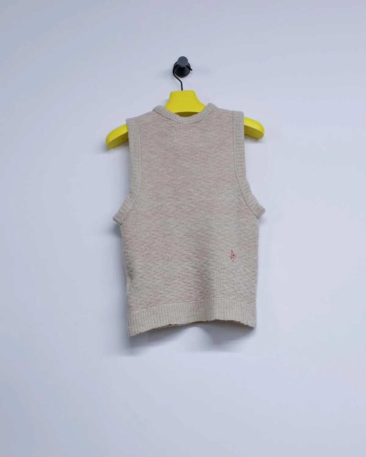 Summer Shetland Linen Knit Tank - Ecru