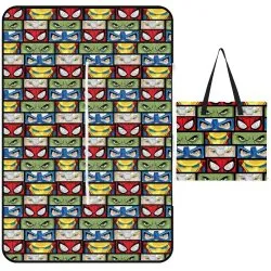 Super Heroes Eyes Zipper Picnic Mat