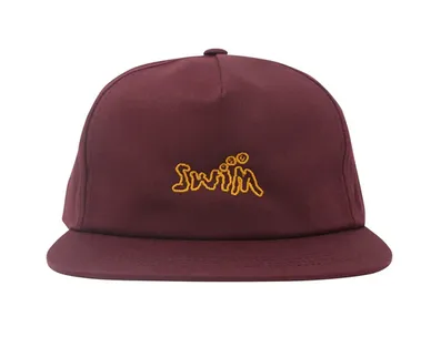 Swim Skateboards Logo 5-Panel Hat - Maroon