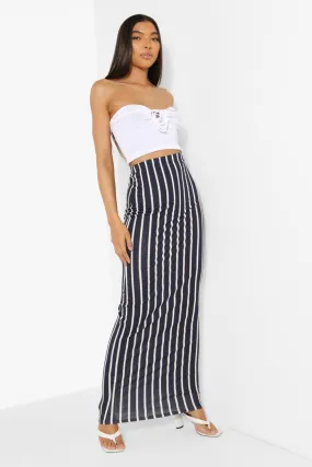 Tall Stripe Maxi Skirt