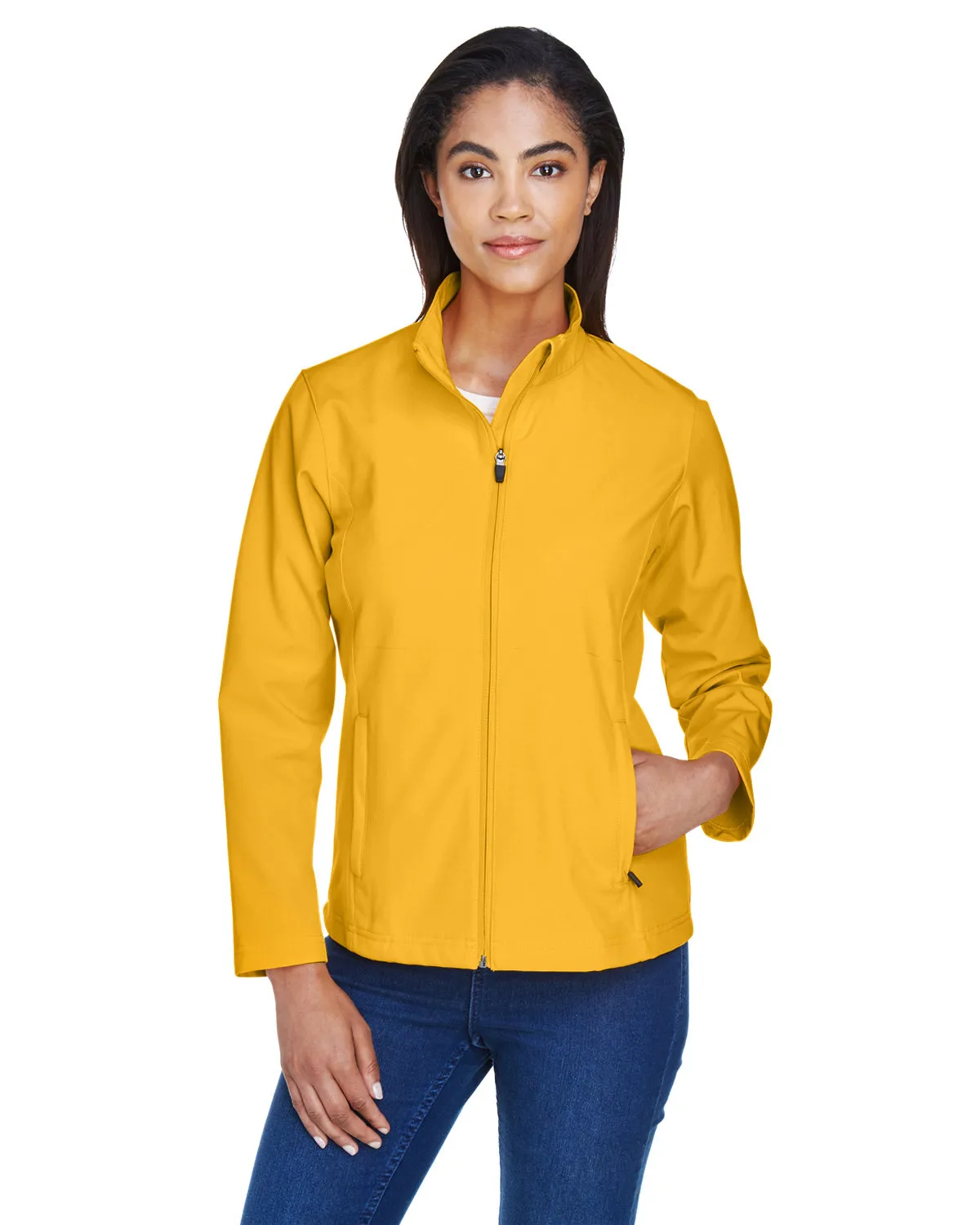 Team 365 TT80W Ladies' Leader Soft Shell Jacket SKU: TT80W