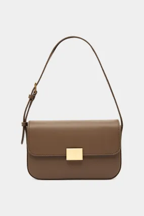 THE MINI SHOULDER BAG - CHOCOLATE