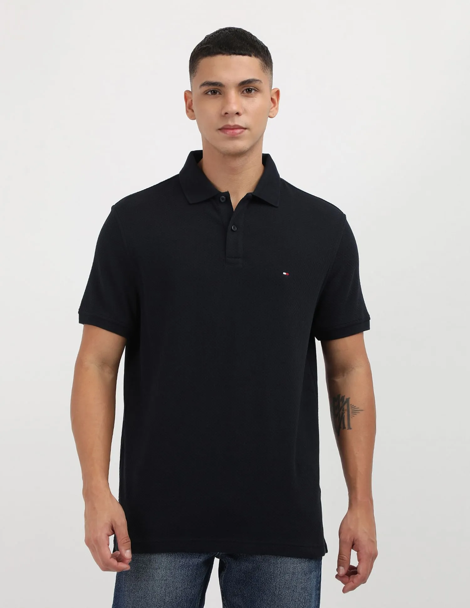 Tommy Hilfiger Waffle Regular Polo Shirt