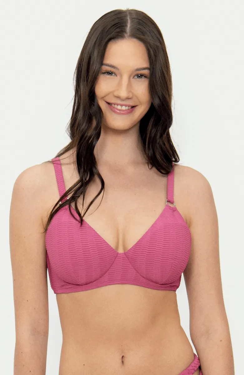 Top Bikini Mauve ESSENTIALS Bailando Entre Palmas