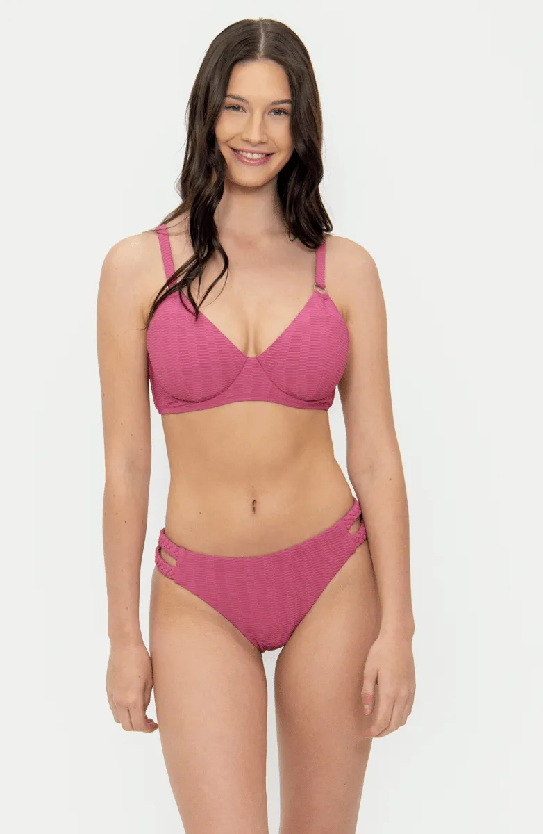 Top Bikini Mauve ESSENTIALS Bailando Entre Palmas