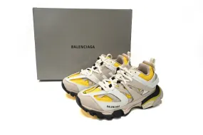 Track Sneakers White Yellow & Brown