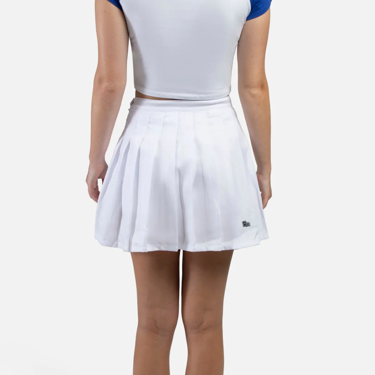 UCLA Script Tennis Skirt White