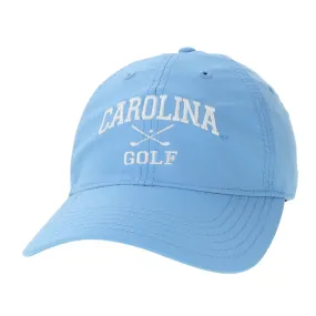 UNC Golf Hat in Carolina Blue Dry Fit Adjustable