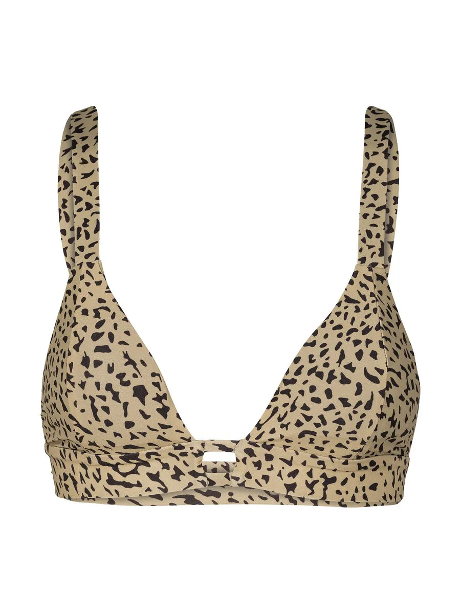 Ur An Animal Triangle Bikini Top - Multi