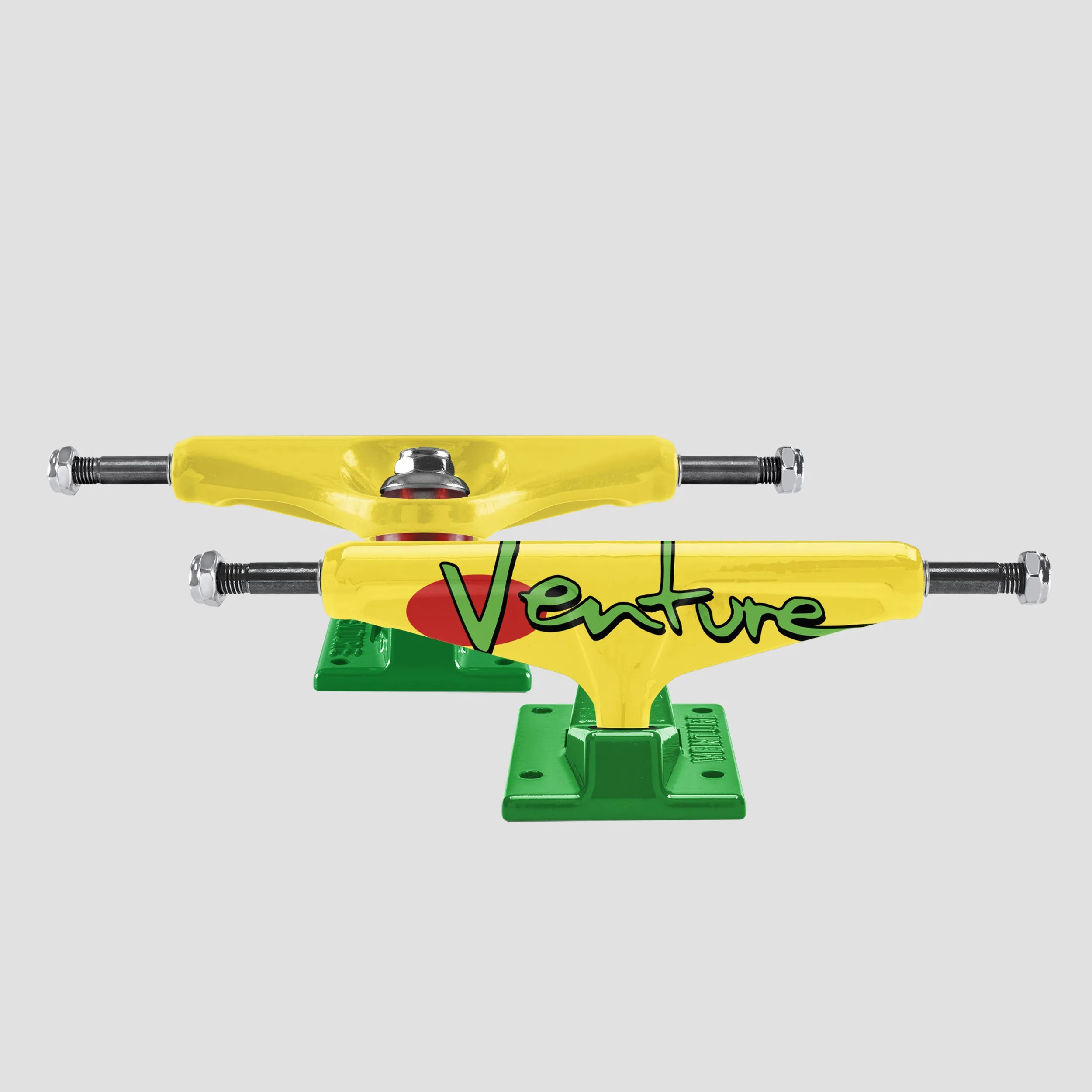 Venture 5.2 92 Full Bleed Team Skateboard Trucks Green / Yellow