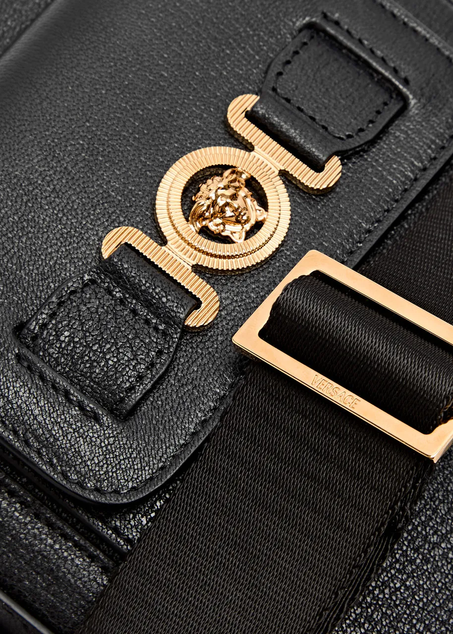 VERSACE Medusa leather cross-body bag  -                         -                     -                