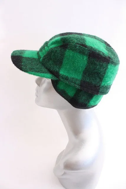 Vintage Plaid Hunters Cap