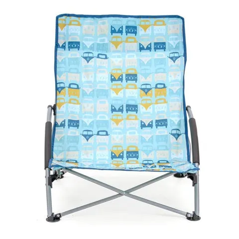 VW Low beach/Camping Chair - Volkswagen Print