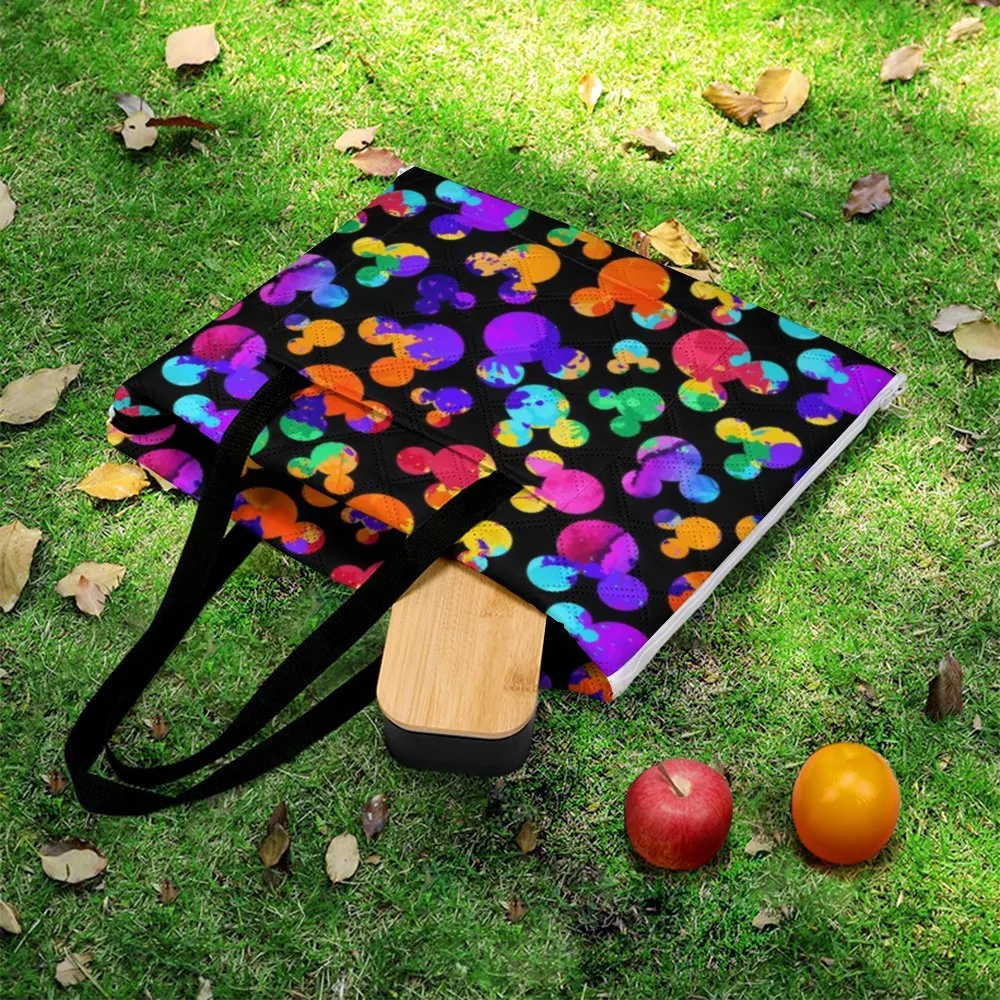 Watercolor Zipper Picnic Mat