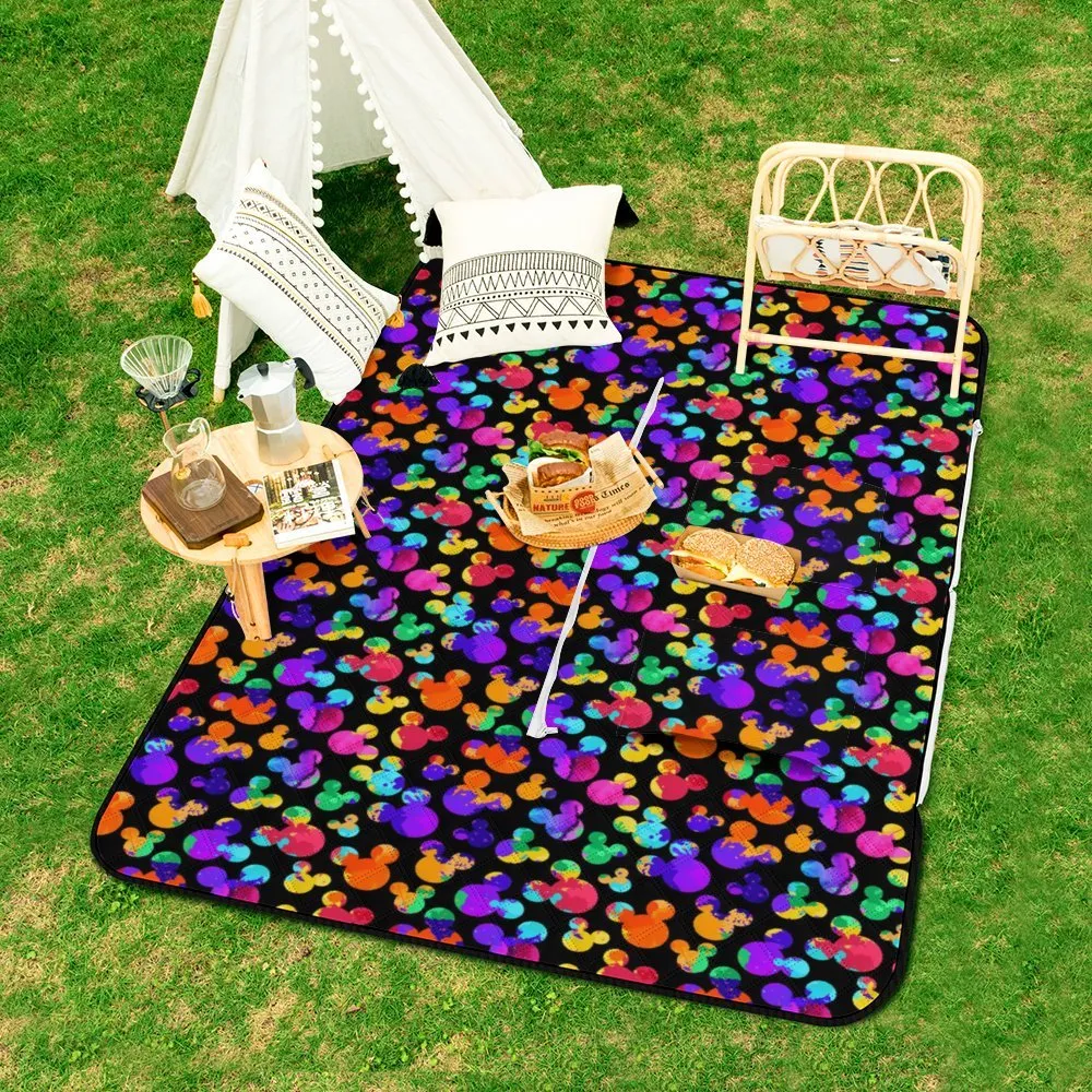 Watercolor Zipper Picnic Mat