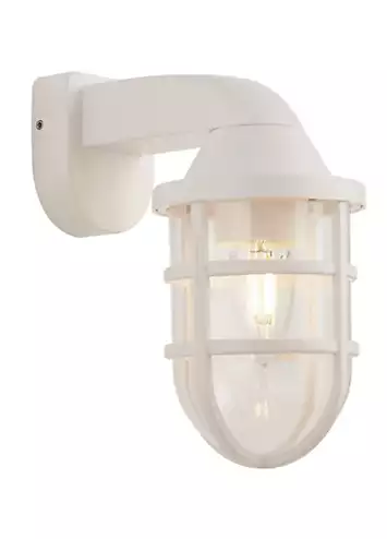 White Industrial Outdoor Wall Light | Kaleidoscope