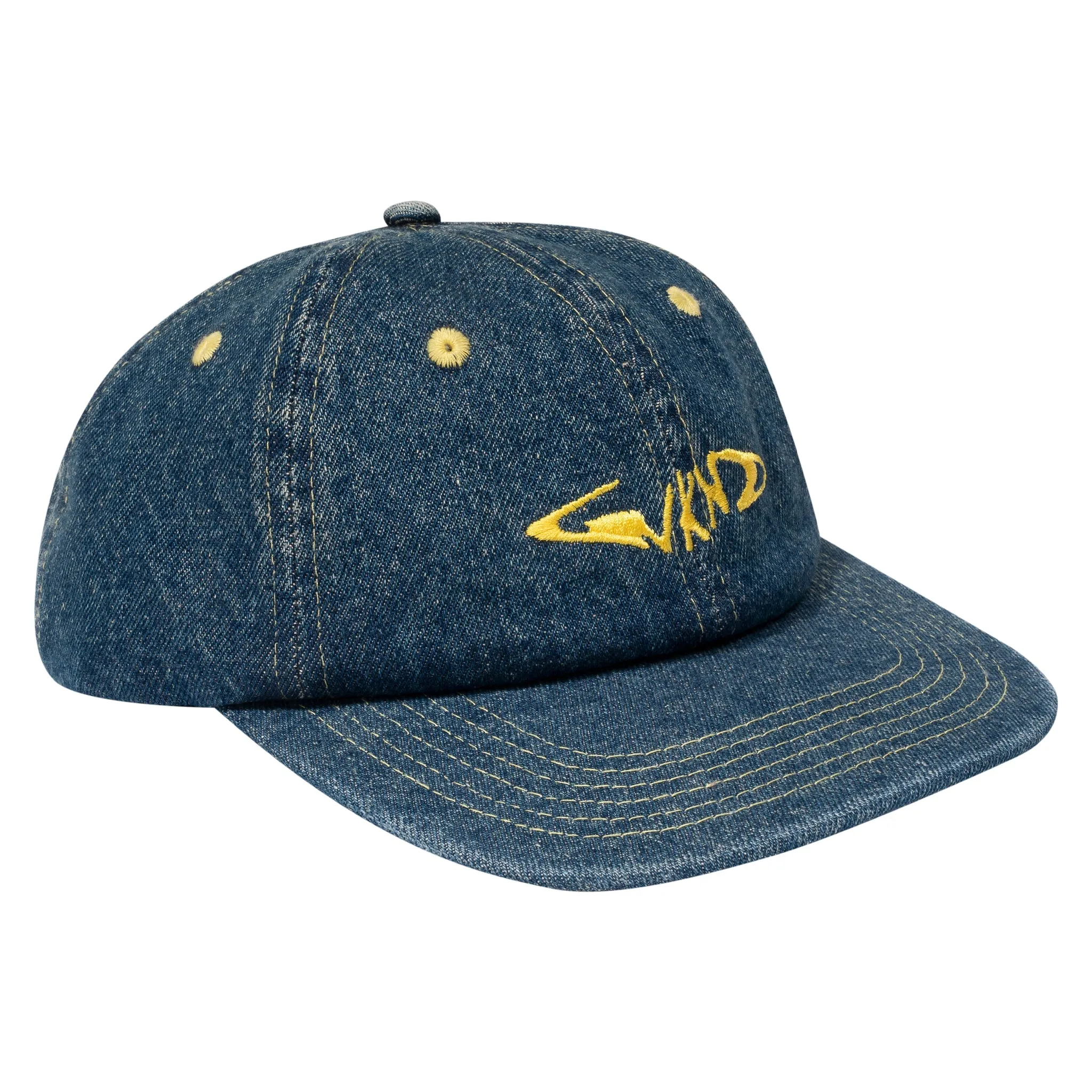 WKND Skateboards Fishbone Denim Hat Blue