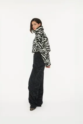 ZEBRA CROPPED JACKET - ROTATE